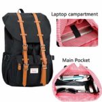 Zaino Scuola Ragazza Zainettozaino Per Laptop Da 156 Pollici Vintage Casual Daypacks Zaino Porta Carica Usb Zaino Per Pc Zaino Business Viaggio Attivit 0 3