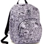Zaino Strong Invicta Beat Bianco Nero 38 Lt Per Portatile Doppio Scomparto Scuola E Tempo Libero 0