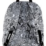 Zaino Strong Invicta Beat Bianco Nero 38 Lt Per Portatile Doppio Scomparto Scuola E Tempo Libero 0 3