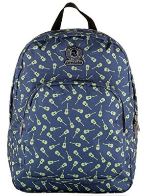 Zaino Strong Invicta Beat Blu 38 Lt Per Portatile Doppio Scomparto Scuola E Tempo Libero 0 0
