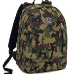 Zaino Twist Invicta Easy Trolley Portapenne Verde Camouflage Scuola Tempo Libero 26 Lt 0 0