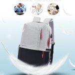 Zaino Da Scuola Super Moderno Unisex In Nylon E Astuccio Per Penne Con Porta Caricatore Usb Adatto Per Laptop Da 14 Pollici Per Ragazzi E Ragazze Donna Rosa L 0 4