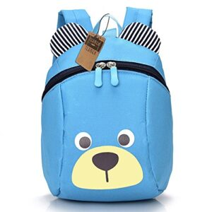 Zaino Per Bambini Teamen Anti Verloren Zaino Per Bambini Mini Orsetto Scuola Borsa Per Bambini Ragazzi Ragazze Bambini 1 3 Anni Azzurro S 0