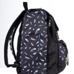 Zaino Scuola Estensibile Invicta Floret Nero 31lt 0 0