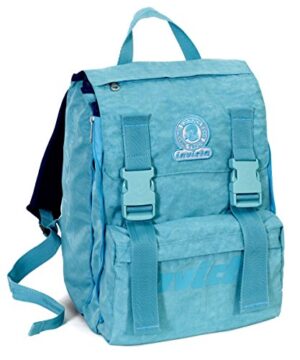 Zaino Scuola Estensibile Invicta Logo Azzurro 31lt 0