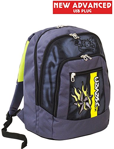 Zaino Scuola Advanced Seven Color Boy Grigio 30 Lt Inserti Rifrangenti 0