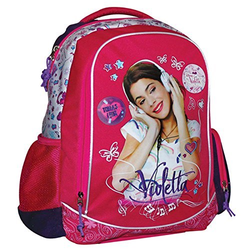 Zaino Scuola Ovale 4 Tasche Violetta Disney 0