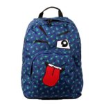 Zaino Tondo Invicta Ollie Face Fantasy Blu 25lt 0 3