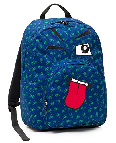 Zaino Tondo Invicta Ollie Face Fantasy Blu 25lt 0