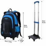 Zaino Trolley Fanspack Zaini Scuola Elementare Trolley Zaino Con Ruote En Oxford Zaini Per Bambini Zaino Rotolante Ragazzo Zaini Scuola Media 0 1