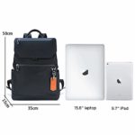 Zeewoo Zaino Porta Pc 14 Pollici Antifurto Scuola Superiore Impermeabile Vintage Con Porta Di Ricarica Usb Per Donna Uomo Nero 0 0