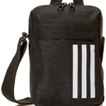 Adidas Tessuto In Nylon Nero Con Strisce Bianche 0