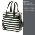 Invicta Borsa Shopper Rover Vintage Original Stripes Verde 0 1