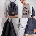 Denim Wood Sports Bag Jeans Alcantara Zaino Borsa Da Ginnastica Borsa Sportiva Da Palestra Gym Bag Manufaktur13 M13 0 3