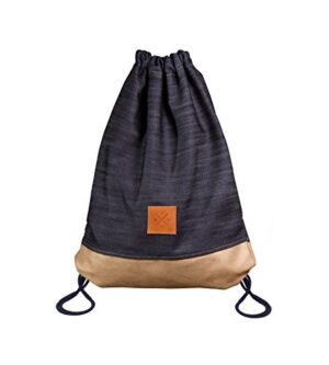 Denim Wood Sports Bag Jeans Alcantara Zaino Borsa Da Ginnastica Borsa Sportiva Da Palestra Gym Bag Manufaktur13 M13 0