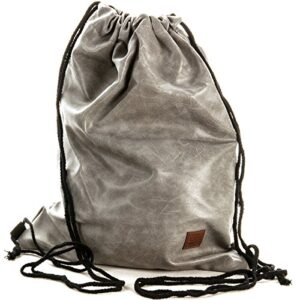 Gymbag Hipster Borsa Sportiva Sacchetto Turn Bag Stringbag Acciaio Exclusiv 0