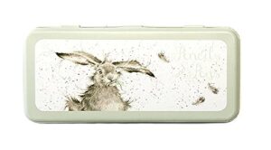 Wrendale Country Scatola Di Stagno Porta Penne E Pennarelli Decorata Con Lepre 0