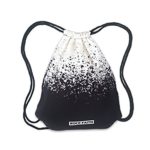 Yfbear Sacca Sportiva Moda In Bianco E Nero A Strisce Coulisse Zaino 0 1