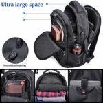 Zaino Per Pc 173 Pollici Laptop Impermeabile Anti Furto Usb Zaini Da Viaggio Lavoro Scuola Computer Notebook Casual Uomo Donna Multifunzionale Portatile Borsa Nero 0 0