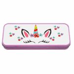 Tigerlilyprints Astuccio In Latta Con Testa Di Unicorno Scatola Di Latta Per Bambini Personalizzabile Regalo Di Compleanno Per Bambini 0