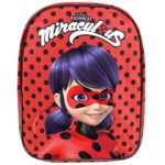 Miraculous Ladybug Zainetto Asilo Bambina Zaino A Pois Rosso E Nero Bimba Le Storie Di Lady Bug E Chat Noir 30x24x10 Cm Perletti 0 2