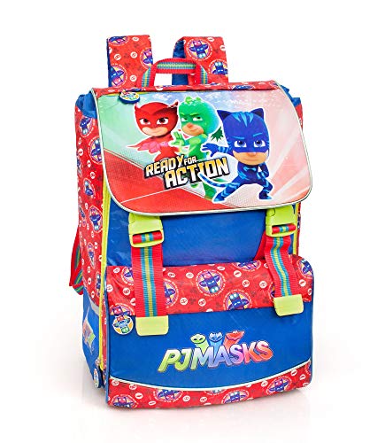 Pj Masks Super Pigiamini 68112 Zaino Da Scuola Estensibile Poliestere Multicolore 0