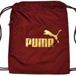 Puma Classic Cat Gym Sack Ginnastica Borsa Sportiva Pomegranate Gold 0