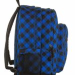 Zaino Invicta Jelek Blu E Nero Tasca Porta Pc Padded 38 Lt Check Scacchi 0 1