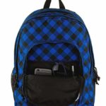 Zaino Invicta Jelek Blu E Nero Tasca Porta Pc Padded 38 Lt Check Scacchi 0 3