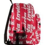 Zaino Invicta Jelek Lettering Rosso Tasca Porta Pc Padded 38 Lt 0 0
