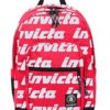 Zaino Invicta Jelek Lettering Rosso Tasca Porta Pc Padded 38 Lt 0