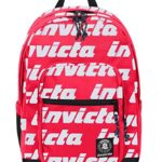 Zaino Invicta Jelek Lettering Rosso Tasca Porta Pc Padded 38 Lt 0