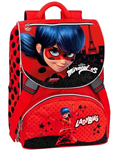 Zaino Estensibile Gadget Astuccio 3 Zip Miraculous Promo 0