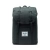 Zaino Herschel Retreat 195 Litre Nero Crosshatch Nero Rubber Default Nero 0