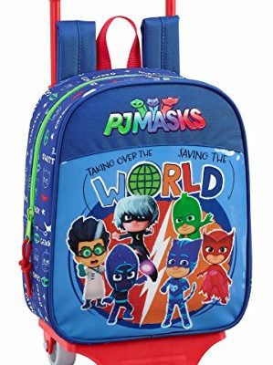 Zaino P J Masks World Ufficiale Per Asilo Nido Con Trolley Safta 0
