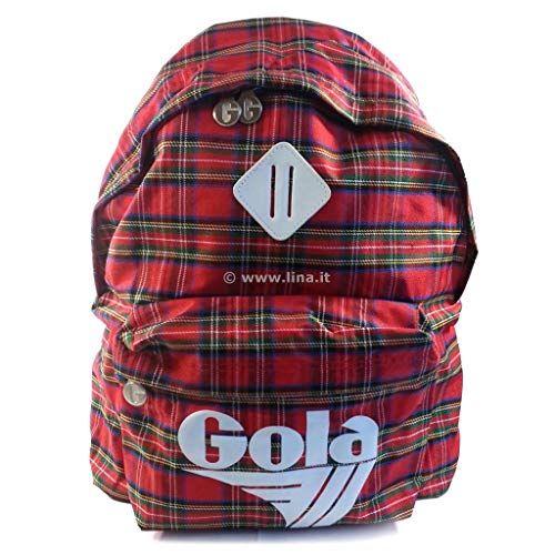 Zaino Scuola Gola Harlow Tartan Navy White Red Green Scuola 201415 Cub597ze 0
