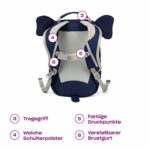 Affenzahn Small Friend Emil Elephant Blue Zaino Per Bambini 25 Cm 4 L Colore Blu 0 3