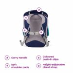 Affenzahn Small Friend Oliver Octopus Blue Zaino Per Bambini 25 Cm 4 L Colore Blu 0 2