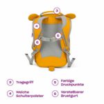 Affenzahn Small Friend Timmy Tiger Zaino Per Bambini 25 Cm 4 L Colore Giallo 0 3