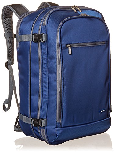 Amazonbasics Zaino Da Viaggiobagaglio A Mano Blu Navy 50l 0