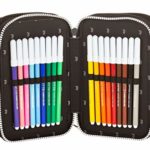 Astuccio 3 Zip Juventus Coaches Bianco Nero Con Materiale Scolastico 18 Pennarelli E 18 Pastelli Giotto Penna Tratto Cancellik 0 1