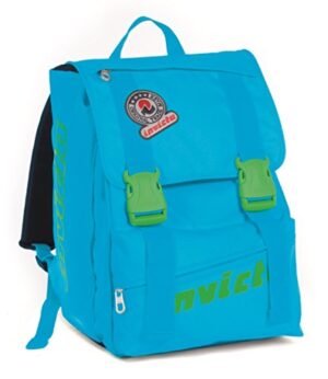Invicta Zaino Scuola Sdoppiabile Big Logo Fluo Blue Estensibile Elementari E Medie 28 Lt 0