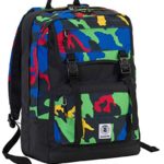 Zaino Invicta Duffy Fantasy Camouflage Blue Verde Rosso Tasca Porta Pc E Tablet Padded 30 Lt Scuola E Tempo Libero 0