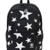 Zaino Invicta Jelek Nero Stelle Tasca Porta Pc Padded 38 Lt Scuola E Tempo Libero 0