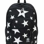 Zaino Invicta Jelek Nero Stelle Tasca Porta Pc Padded 38 Lt Scuola E Tempo Libero 0
