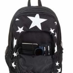 Zaino Invicta Jelek Nero Stelle Tasca Porta Pc Padded 38 Lt Scuola E Tempo Libero 0 5