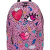 Zaino Dial Face Invicta Rosa 38 Lt Doppio Scomparto Tasca Porta Laptop 15 Scuola Tempo Libero 0