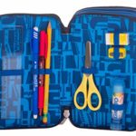 Zaino Scuola Estensibile Invicta Astuccio Attrezzato Blu Elementari E Medie 28 Lt 0 0