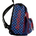 Zaino Scuola Estensibile Invicta Check Blu Rosso 28 Lt Elementari E Medie 0 1