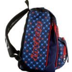Zaino Scuola Estensibile Invicta Check Blu Rosso 28 Lt Elementari E Medie 0 2